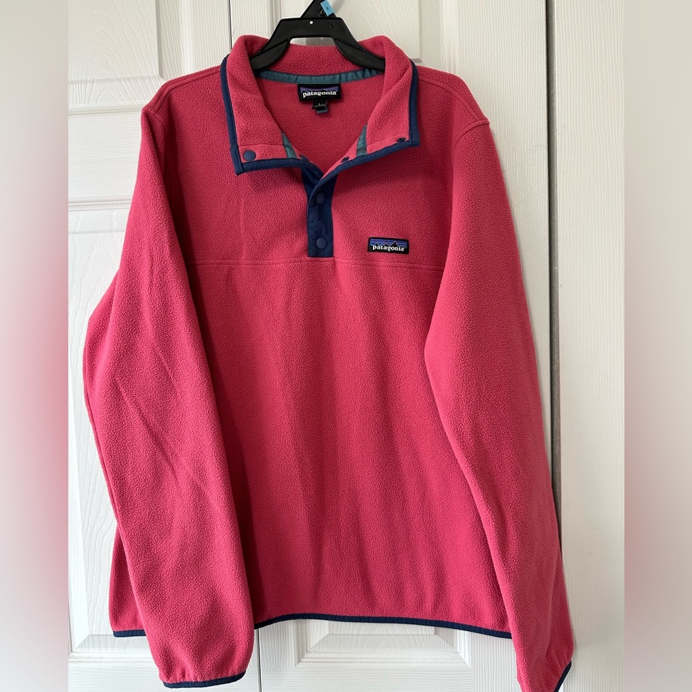 Patagonia Synchilla snap neck fleece sweatshirt